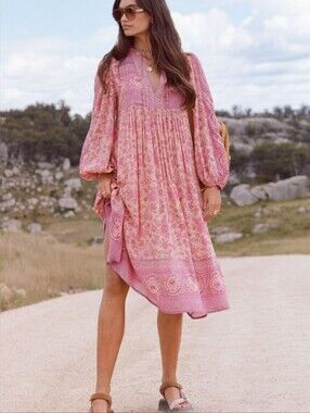 spell celestial midi dress Spell & The Gypsy Collective Celestial Midi Dress